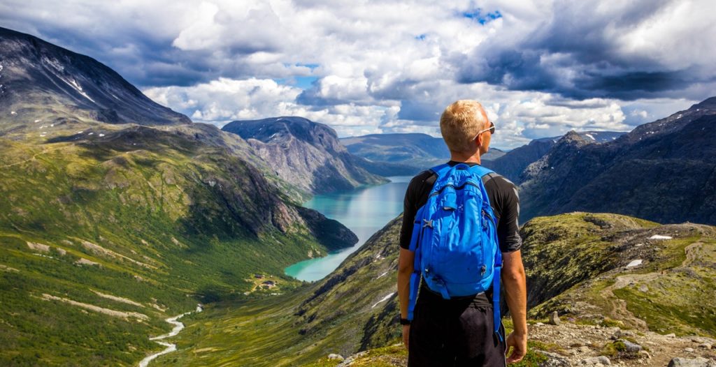 Vackra vyer i fjällen